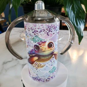 Baby Sea Turtle 12oz Sippy Cup with 2 lids